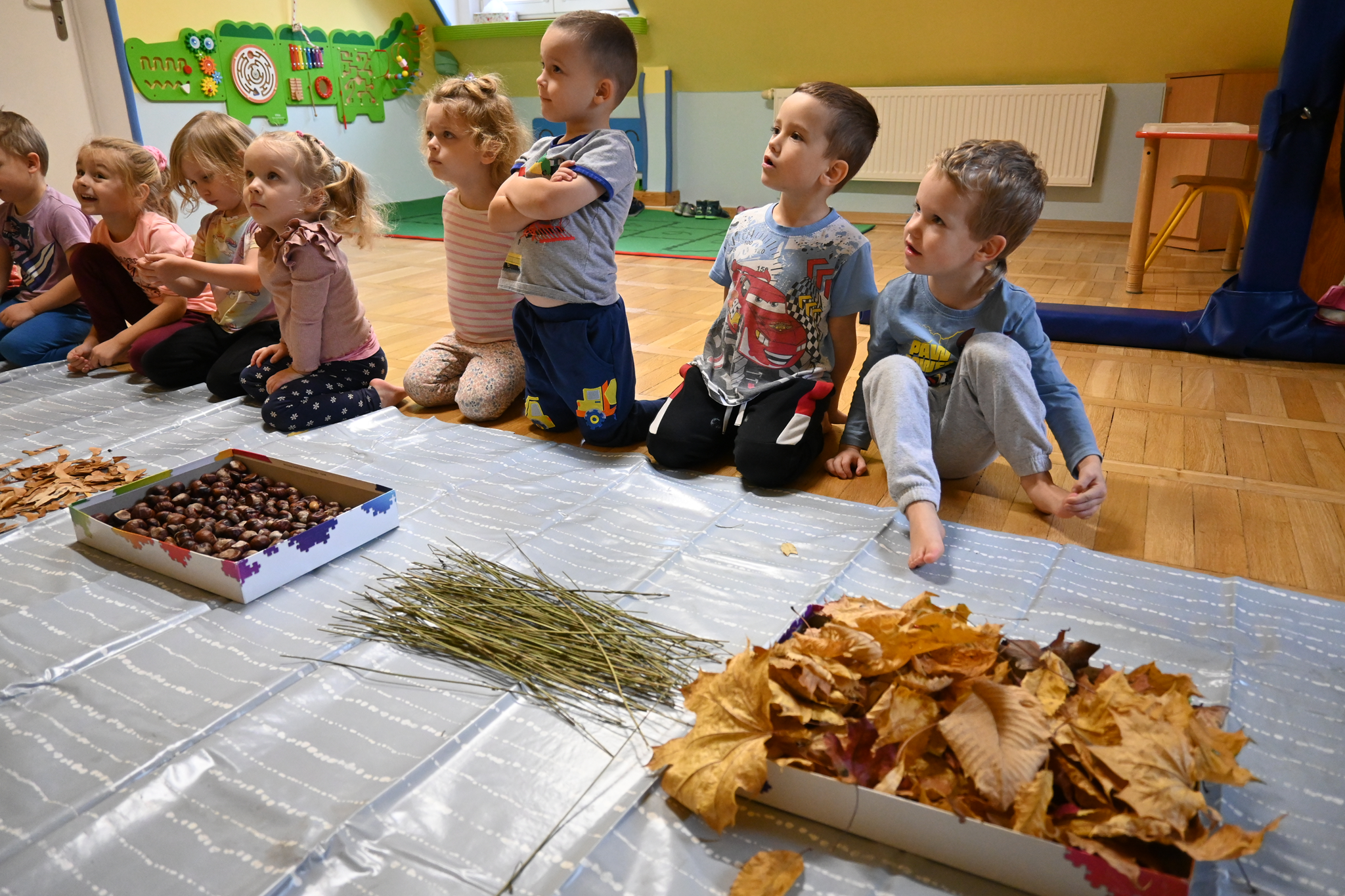 Jesienna ścieżka sensoryczna