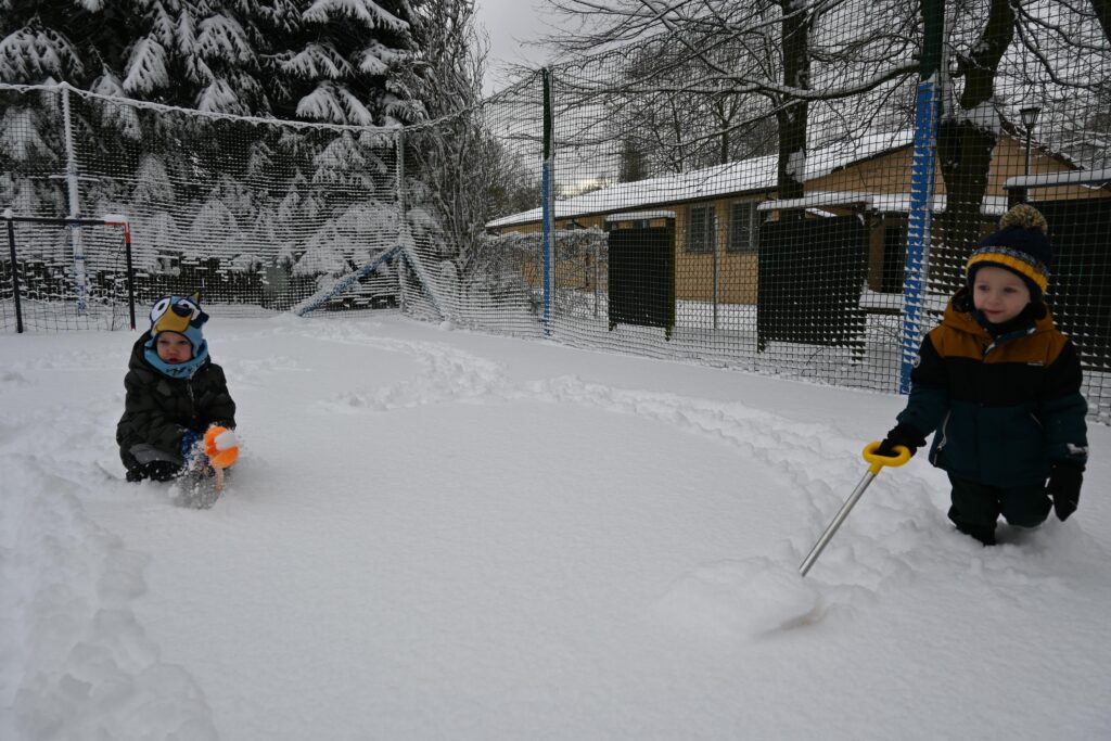 Zabawy na śniegu